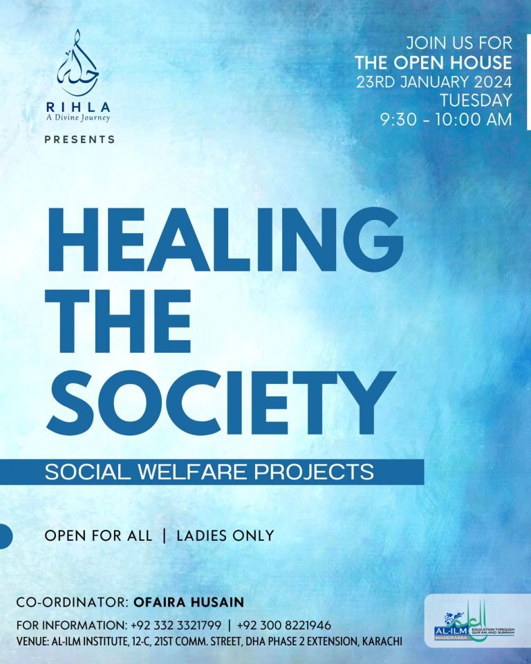 Healing the Society – Open House